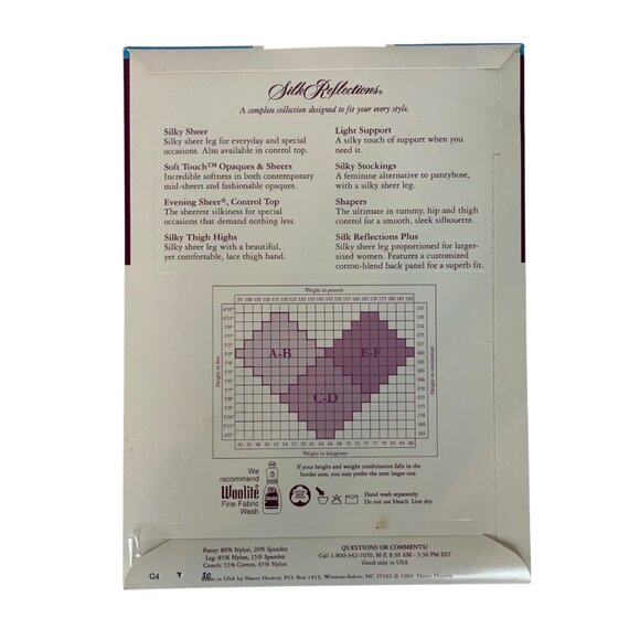 Hanes Silk Reflections Control Top Pantyhose 3 Pair AB Medium Beige Sandalfoot - Picture 3 of 4